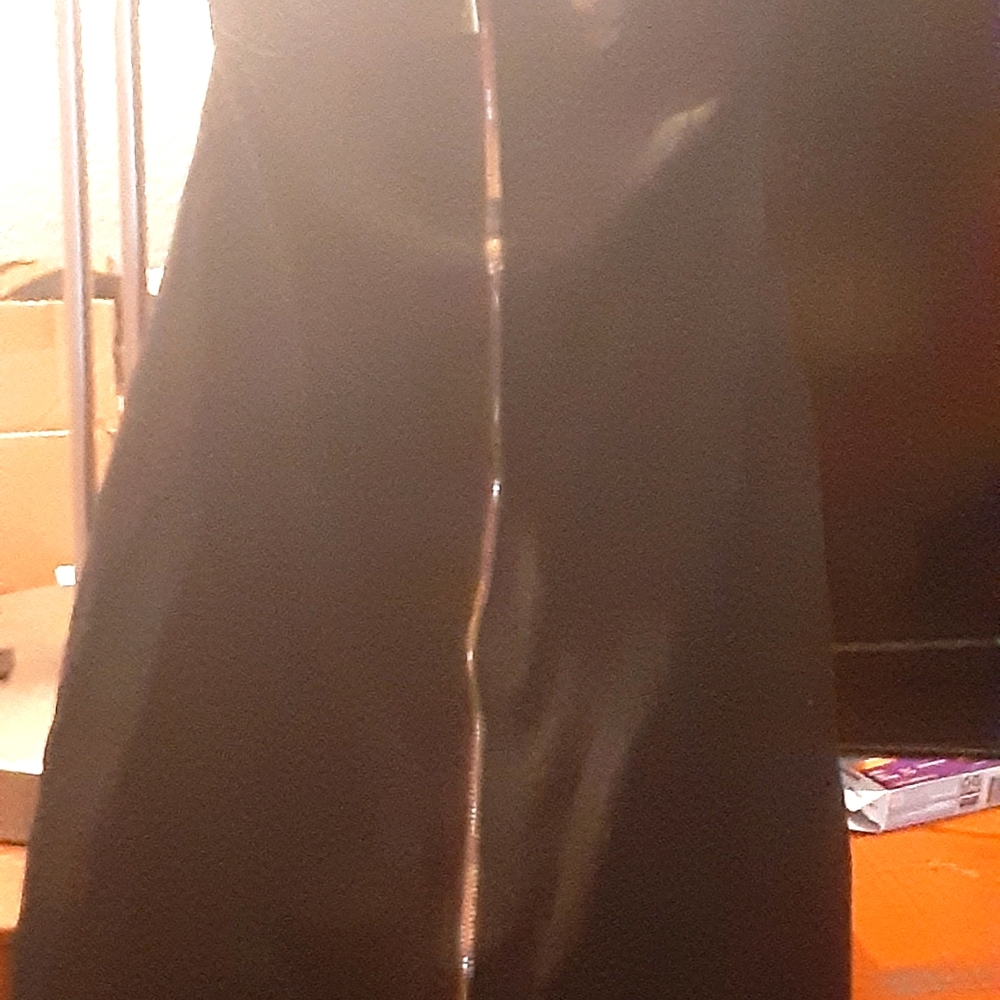 Black strapless dress